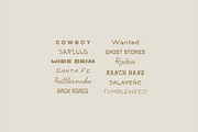 The Western Font Bundle, a Sans Serif Font by MEG BURK CHOI (Thumbnail 3 of 4)