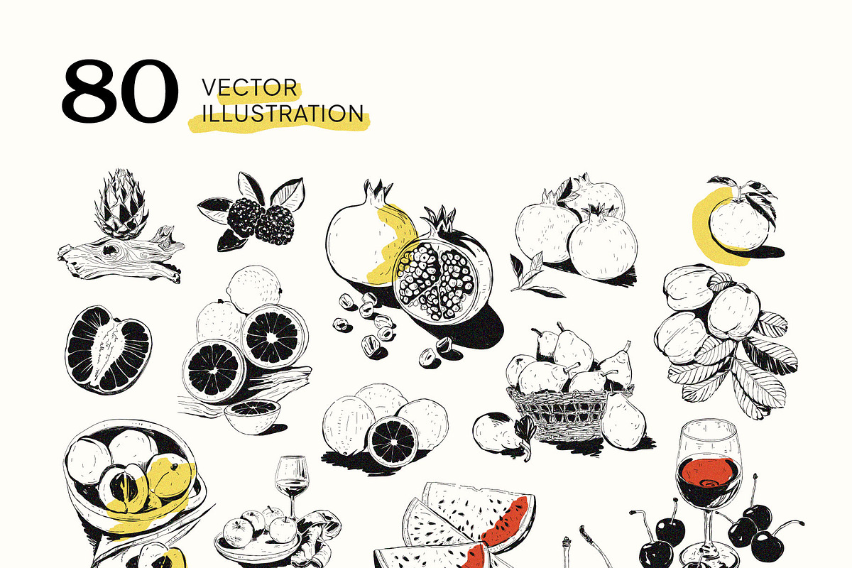 Summer Fruits Poster Builder, an Object Graphic by KetteCreate (Photo 14 of 17)