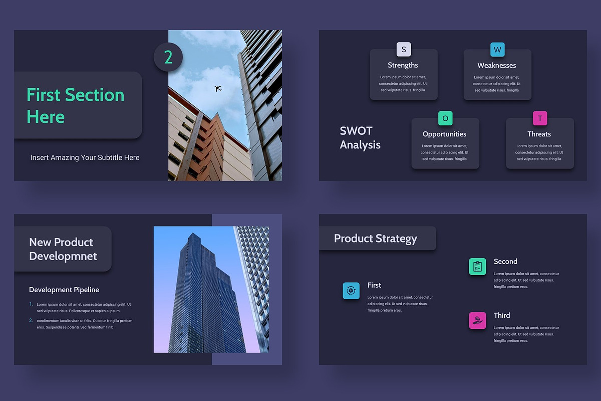 Dashboard Presentation Template, a Presentation Template by BumbleGraph Studio (Photo 6 of 6)