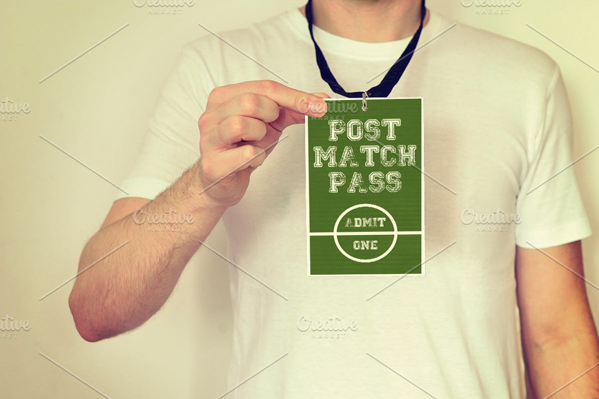 Soccer Event Ticket&Pass bundle, an Invitation Template by Konakchiev (Photo 4 of 7)