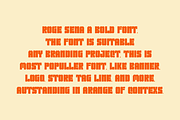 Roge Sena - Bold Sans Font, a Sans Serif Font by QR Design Studio (Thumbnail 3 of 9)