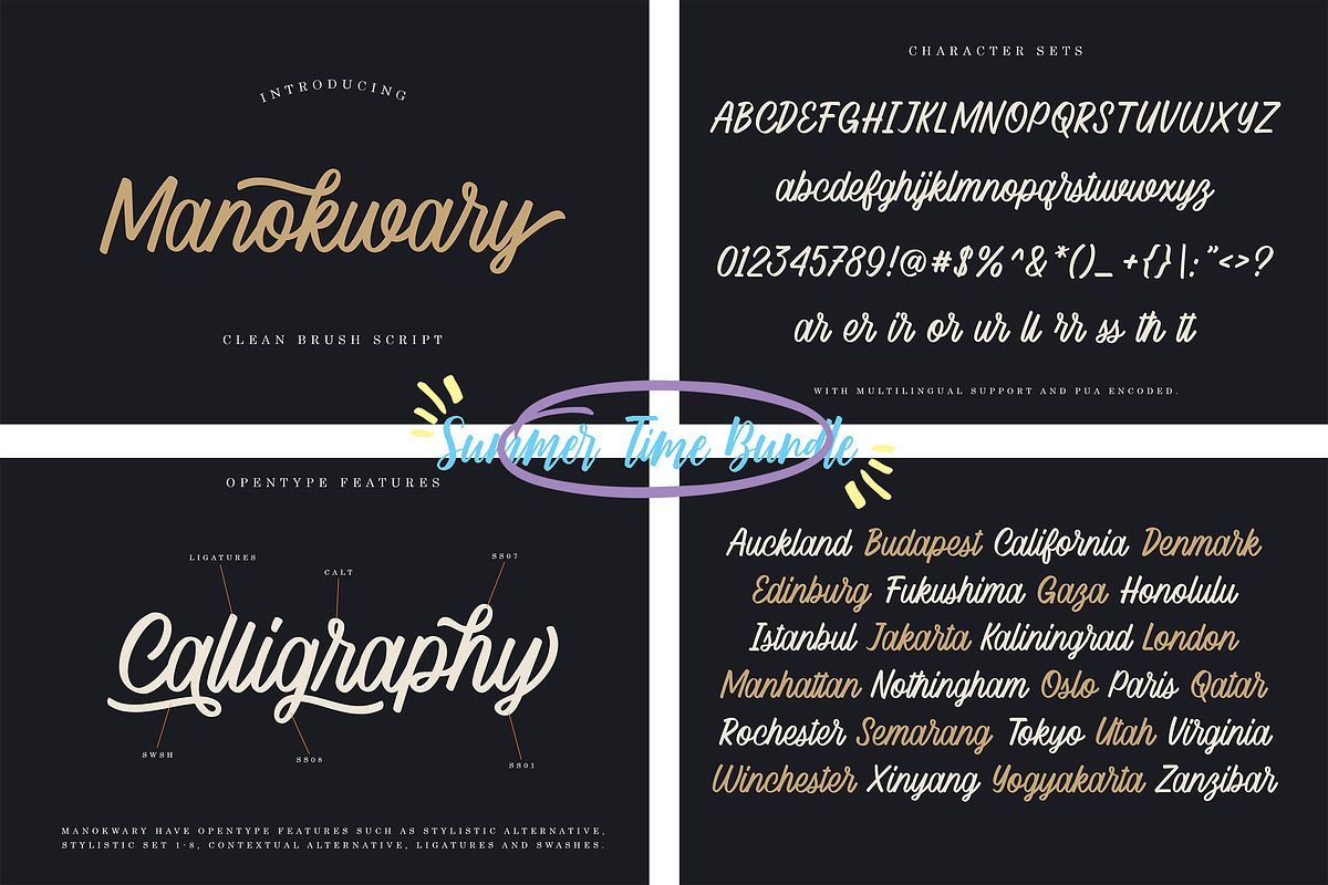 Summer Time Bundle - Script Bundle, a Script Font by Typehand Studio (Photo 4 of 9)