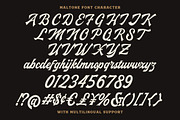 Maltone Script, a Script Font by Letterhend Studio (Thumbnail 6 of 10)