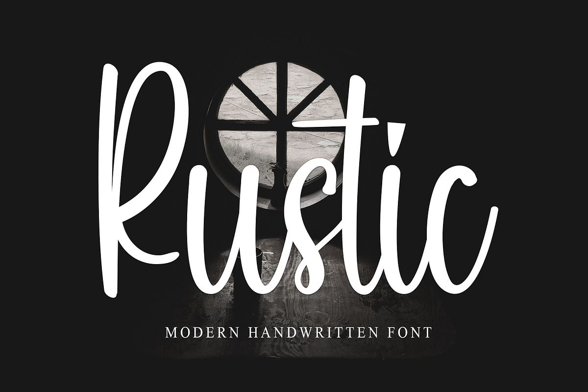 Rustic, a Handwritten Font by InermediaSTUDIO (Photo 1 of 8)