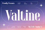 Valtine, a Serif Font by Craft Supply Co. (Thumbnail 1 of 8)