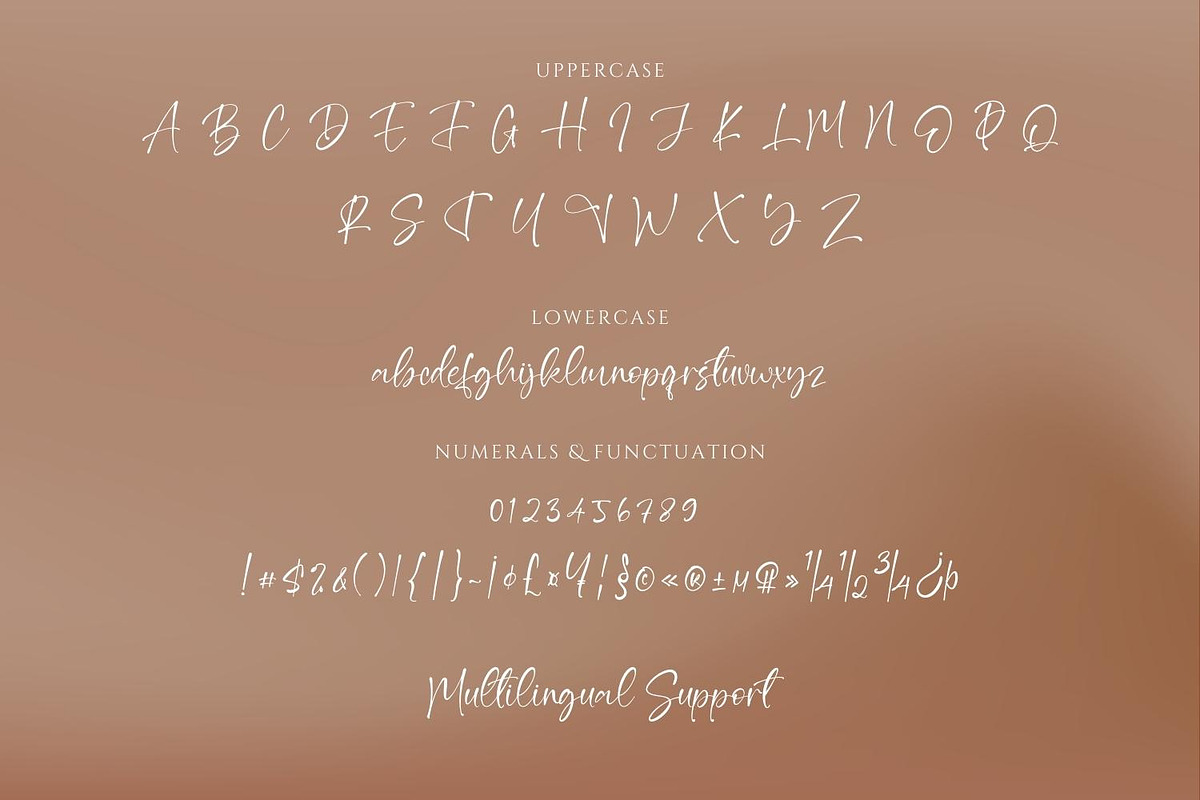 Lacoste Flower Signature Handwriting, a Handwritten Font by CreateBigSupply (Photo 9 of 10)