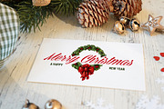 Christmas New Year Card Mockup, a Print Template by Amris (Thumbnail 5 of 5)