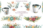 Unicorns and Flowers Collection, an Animal Illustration by Daria's Magic World (Thumbnail 3 of 9)