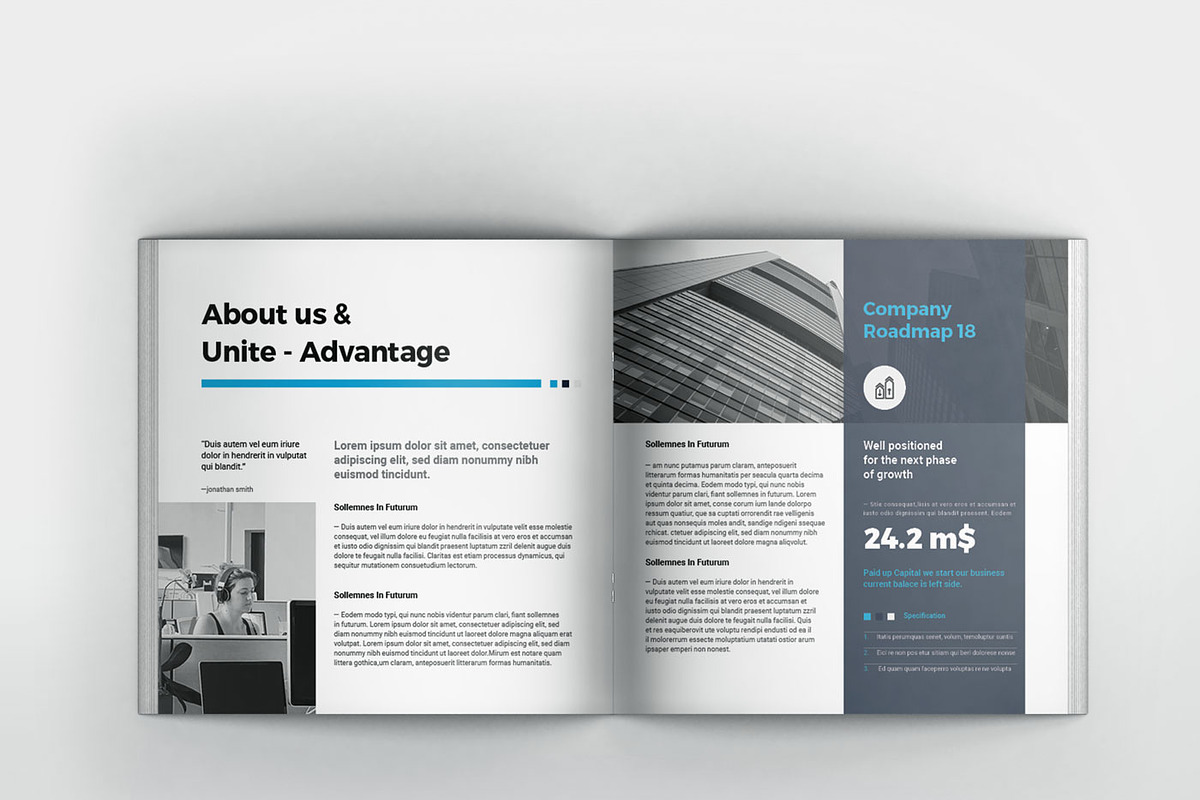 Unite Square Brochure, a Brochure Template by Elite_Standard (Photo 3 of 11)