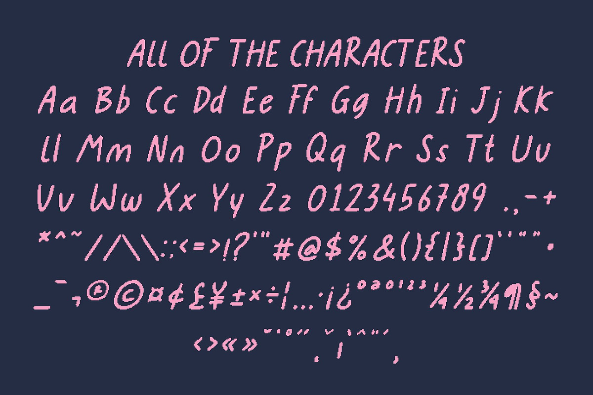 CS Boysen Pixel, a Sans Serif Font by Craft Supply Co. (Photo 8 of 8)