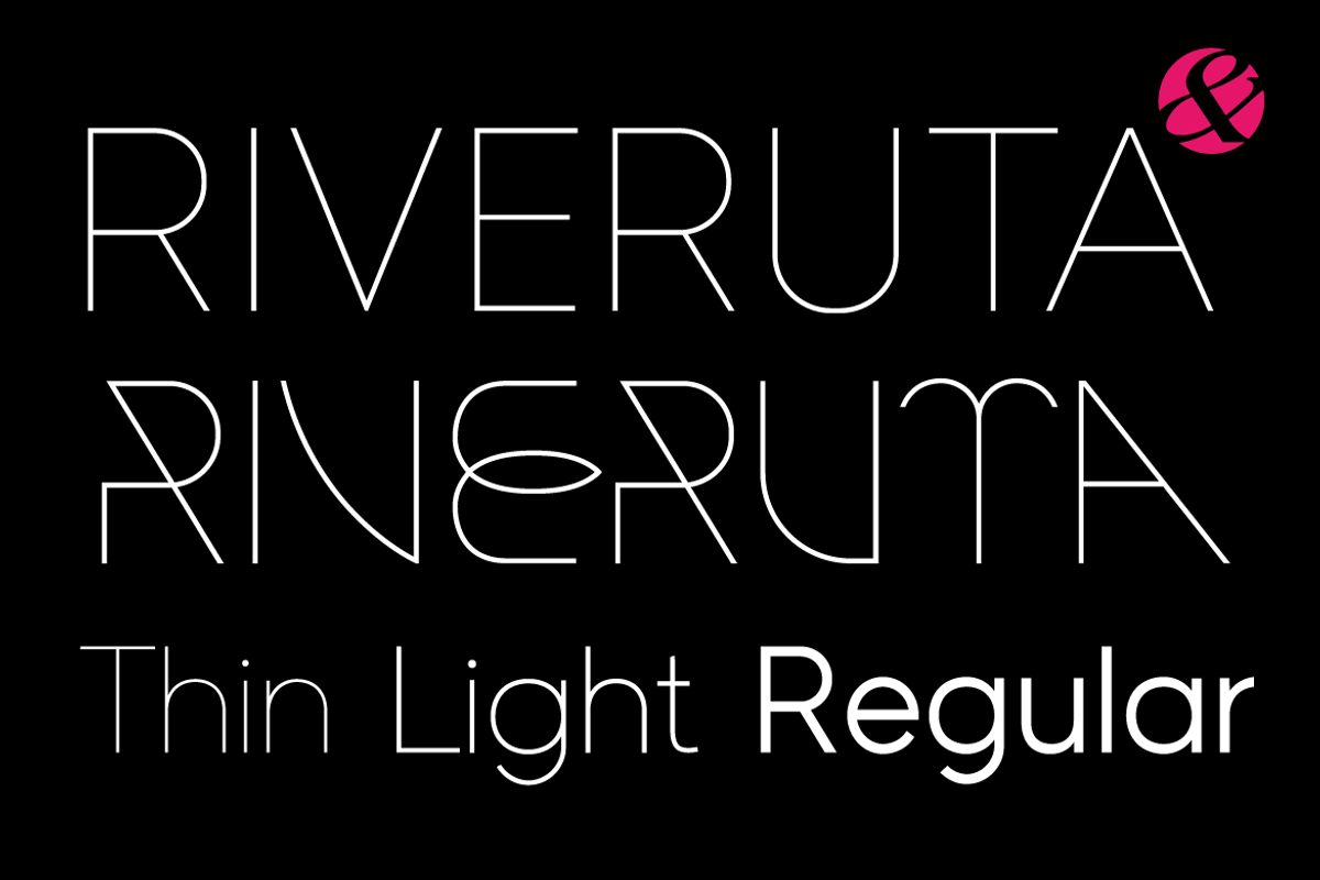 Riveruta Sans Variable Font, a Sans Serif Font by Andfonts (Photo 1 of 12)