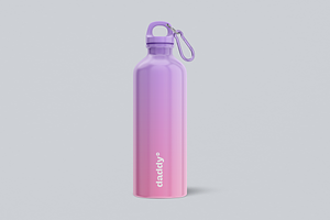 Sports Aluminium Bottle Mockup