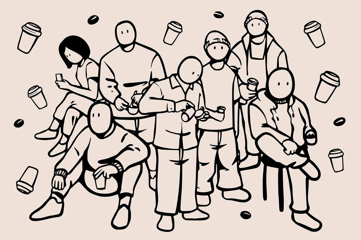 Things in Coffee Shop!, a Food Illustration by Membara Graphic (Photo 2 of 3)