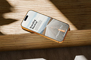 Realistic iPhone Mockup For Branding, an iPhone Mockup by SimpangGraphics (Thumbnail 5 of 5)