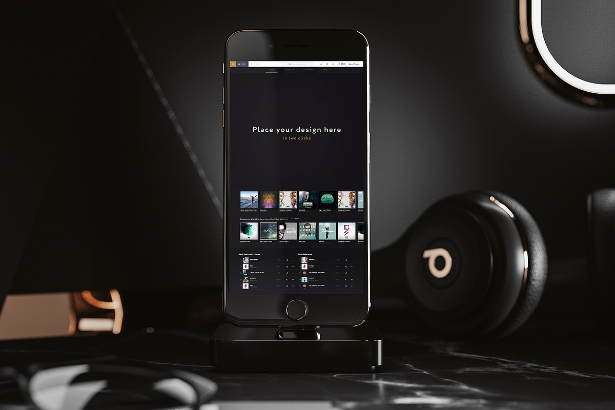 Workspace Mockup Set 7, an iPhone Mockup by Best Pixels™ (Photo 9 of 10)