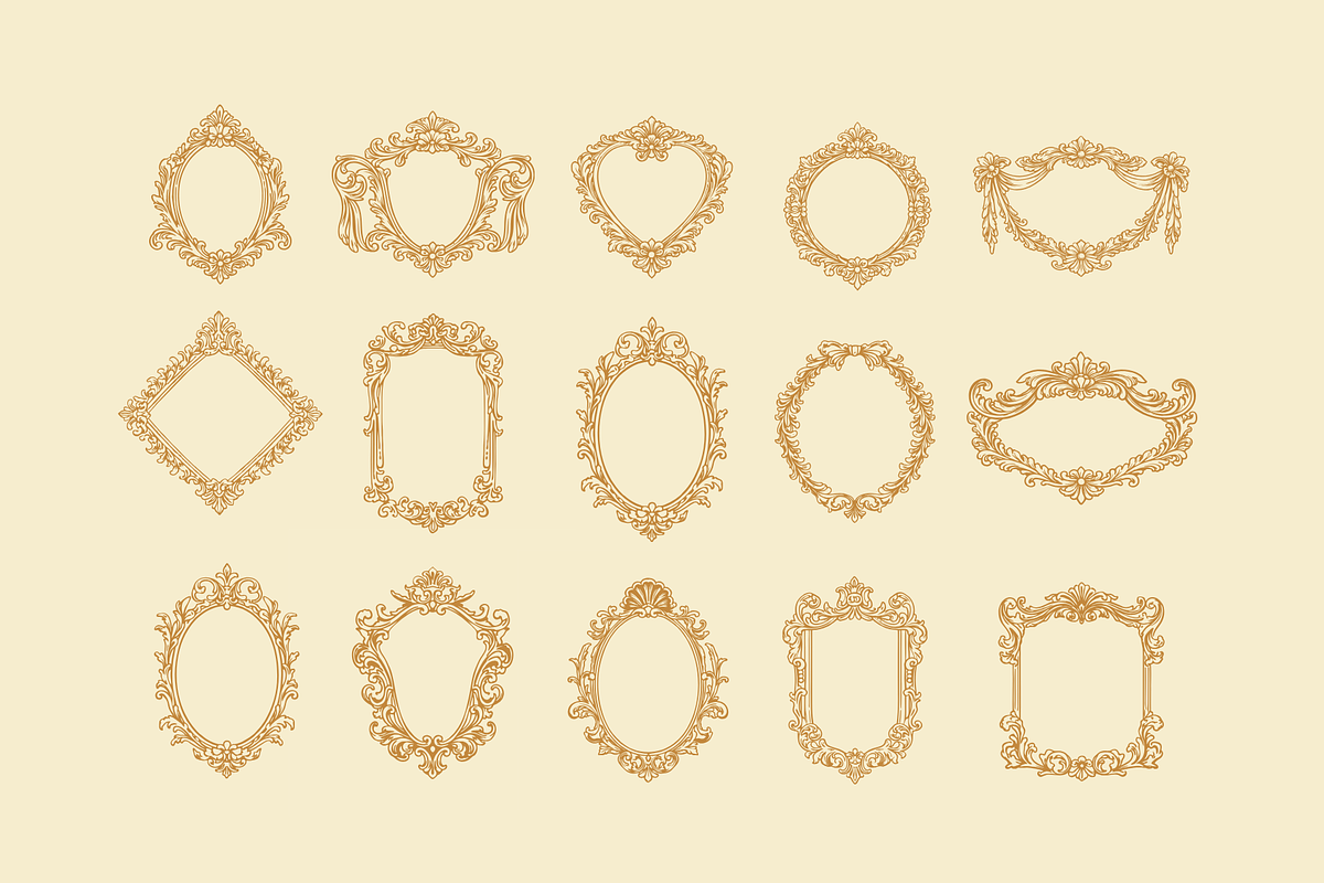 30 High Frames Illustrations, a Decorative Illustration by Rasgood (Photo 2 of 9)