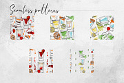 Classic cocktail shots, a Food Illustration by MsFlaffy (Thumbnail 12 of 12)