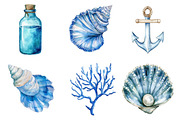 Minimalist Sea Sublimation Clipart, an Illustration by SinaCreation (Thumbnail 3 of 5)