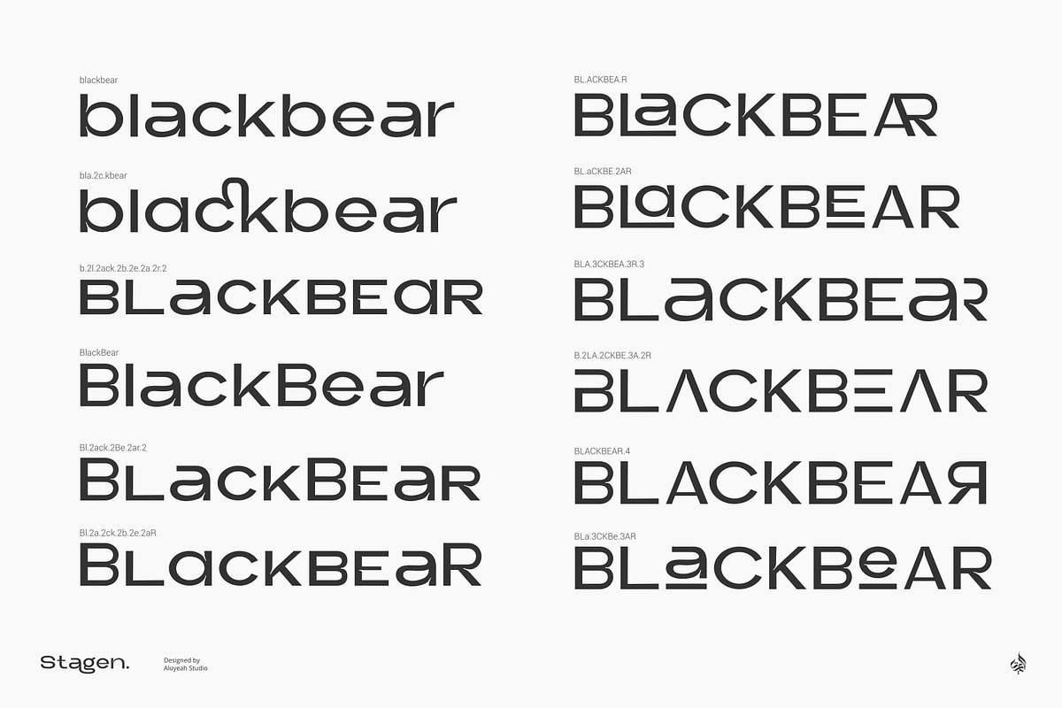 Stagen | Modern Display Sans Serif, a Sans Serif Font by Aluyeah Studio (Photo 7 of 15)