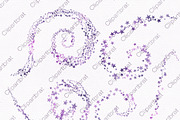 Purple Watercolor Celestial Stars, an Illustration by ClipartBrat Graphics (Thumbnail 5 of 6)