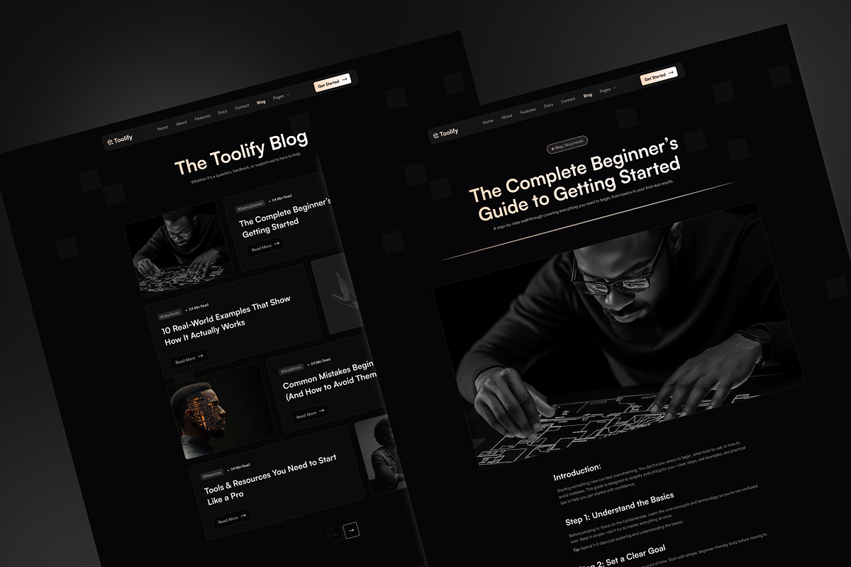 Toolify - AI Developer HTML Template, a HTML Template by TNCFlow (Photo 4 of 5)