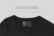 District Made DM1350L Perfect V-Neck, a Shirt Mockup by Pixel Sauce™ (Thumbnail 7 of 7)