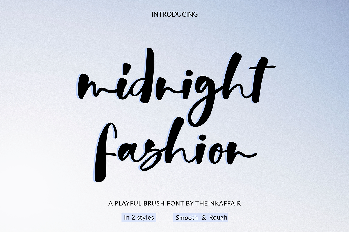 Midnight Fashion Script Font