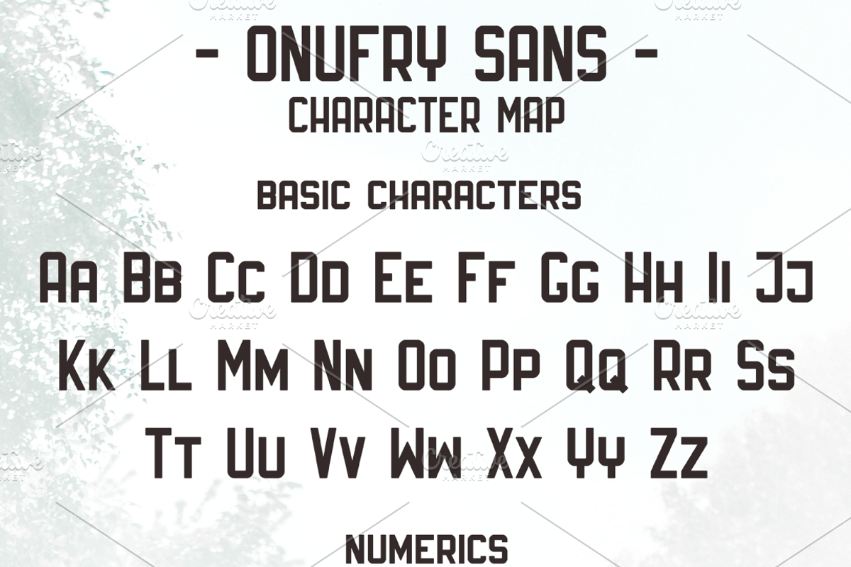 Onufry Font preview 2