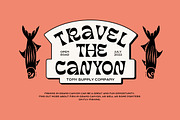 Nortub Moons - Psychedelic Typeface, a Sans Serif Font by Imoodev (Thumbnail 4 of 5)