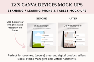 Canva Devices Mock-ups, Styled