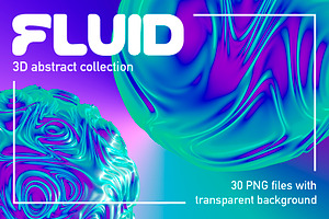 3D Neon Abstract Glass Shapes, a Graphic by Alina Sh