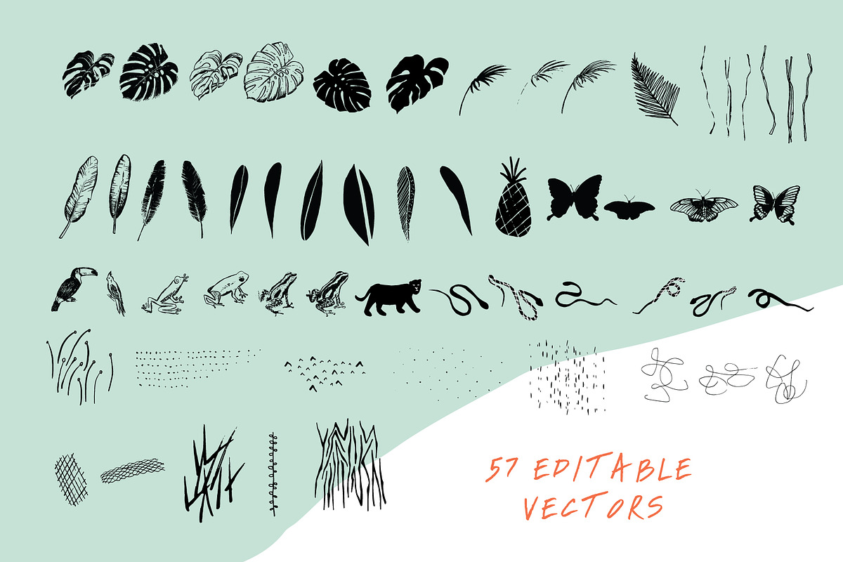 Tropic Jungle | Patterns and More, a Pattern Graphic by The Collective Studio (Photo 8 of 9)