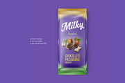 Chocolate bar Mockup. Top view, a Packaging Mockup by easymock (Thumbnail 6 of 6)
