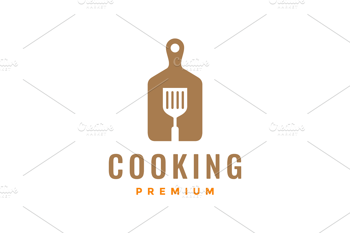 cutting board kitchen concept logo, a Branding & Logo Template by devastd