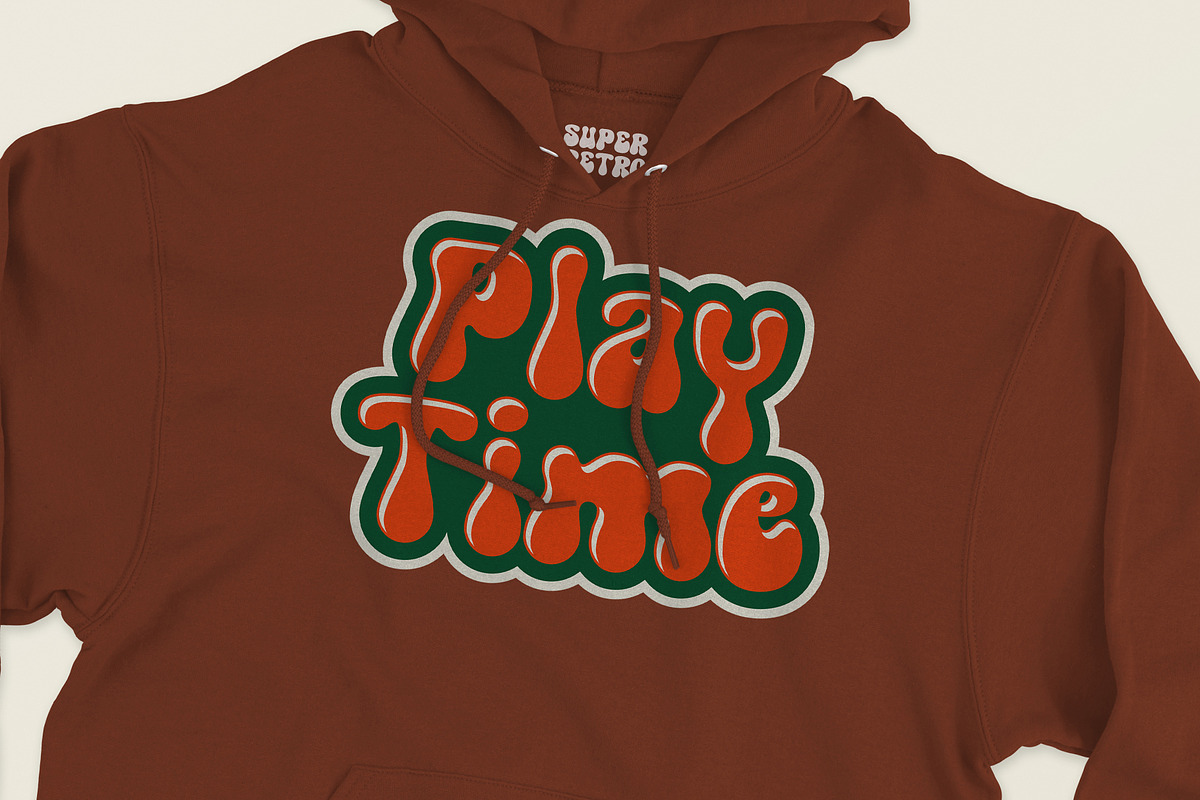 Super Retro - Groovy Retro Typeface, a Serif Font by RagamKata (Photo 9 of 10)