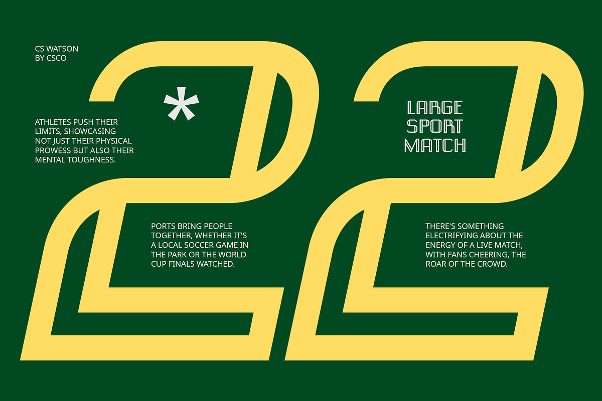 CS Watson – Art Deco Font, a Sans Serif Font by Craft Supply Co. (Photo 2 of 8)
