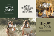 Back Bone Melavita Serif Family font, a Serif Font by Graphicxell (Thumbnail 6 of 18)