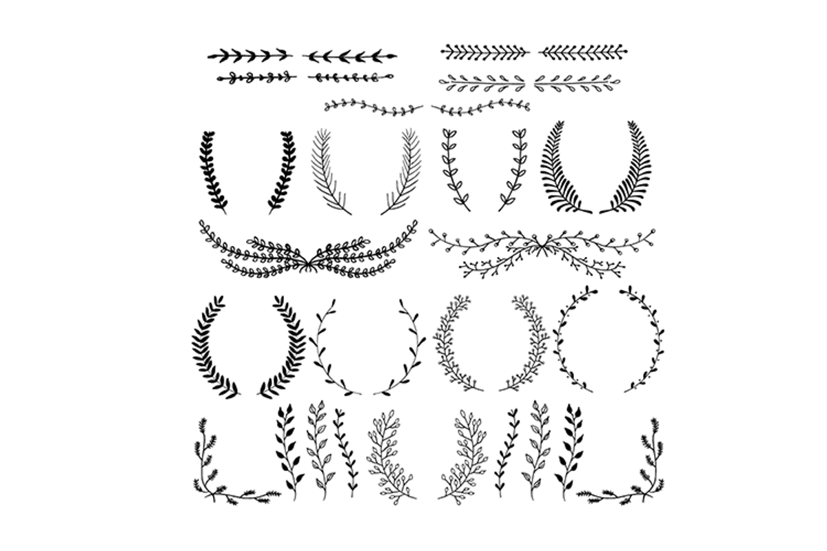 Hand Drawn Nature Embellishments, an Object Illustration by Does She Even Doodle (Photo 2 of 2)