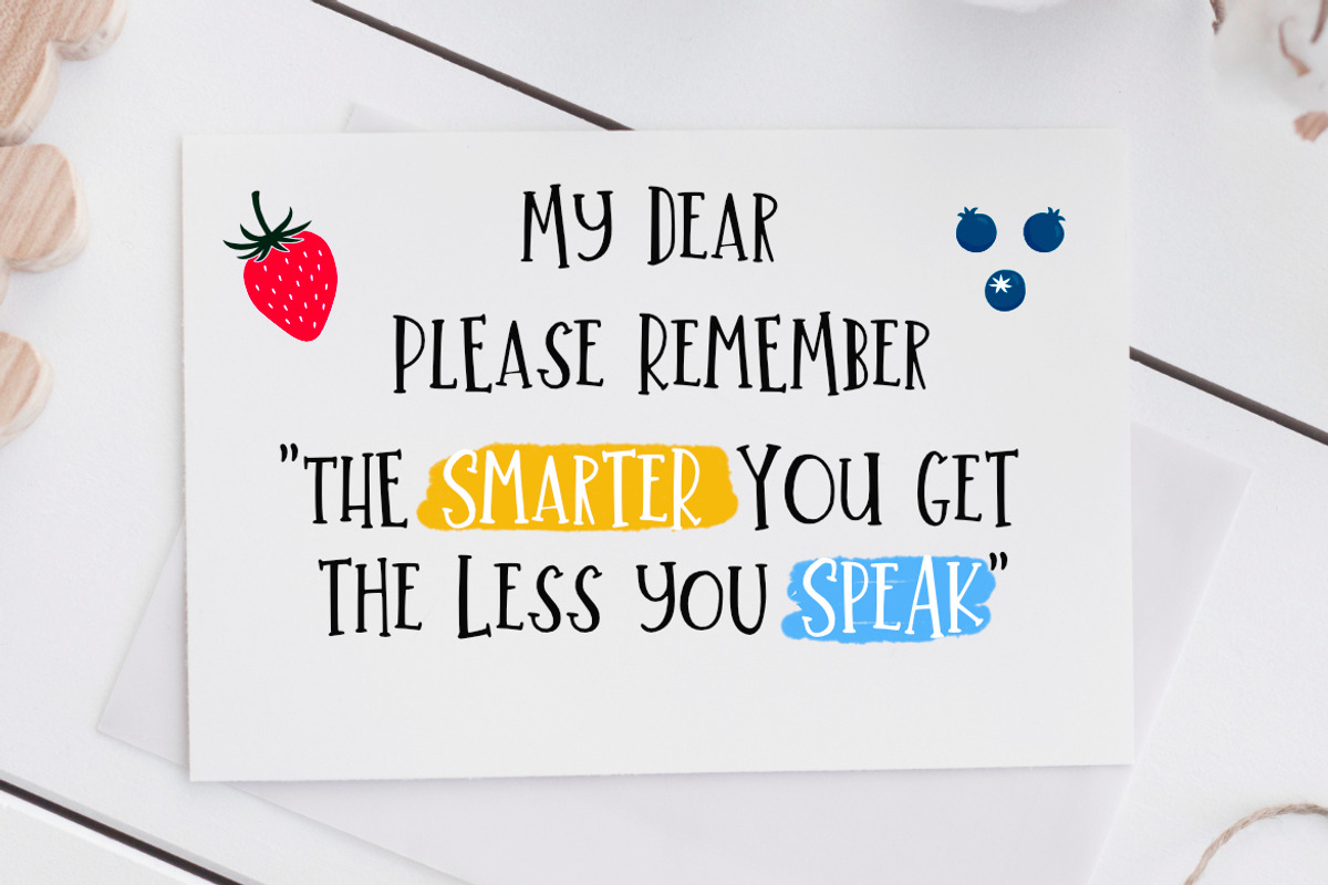 Little Summer Cute Font preview 3