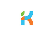 Letter K Leaf Logo, a Branding & Logo Template by Abir Hossain Waffi (Thumbnail 1 of 4)