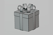 Gift box 3d model, an Object 3D Model by fahad121 (Thumbnail 7 of 8)