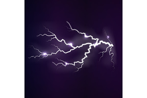 Lightning flash light, an Illustration by piter.goskov