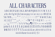 Acelon Distort, a Serif Font by Craft Supply Co. (Thumbnail 8 of 8)