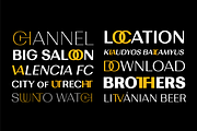 Bodrum Sans, a Sans Serif Font by BULENT YUKSEL (Thumbnail 8 of 12)