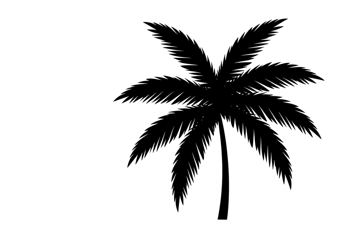 Stylish tropical palm wall decor, an Illustration by Amazin_art (Photo 25 of 33)