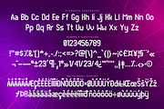 Town Hack - Futuristic Display Font, a Sans Serif Font by Kincrev Studio (Thumbnail 9 of 10)
