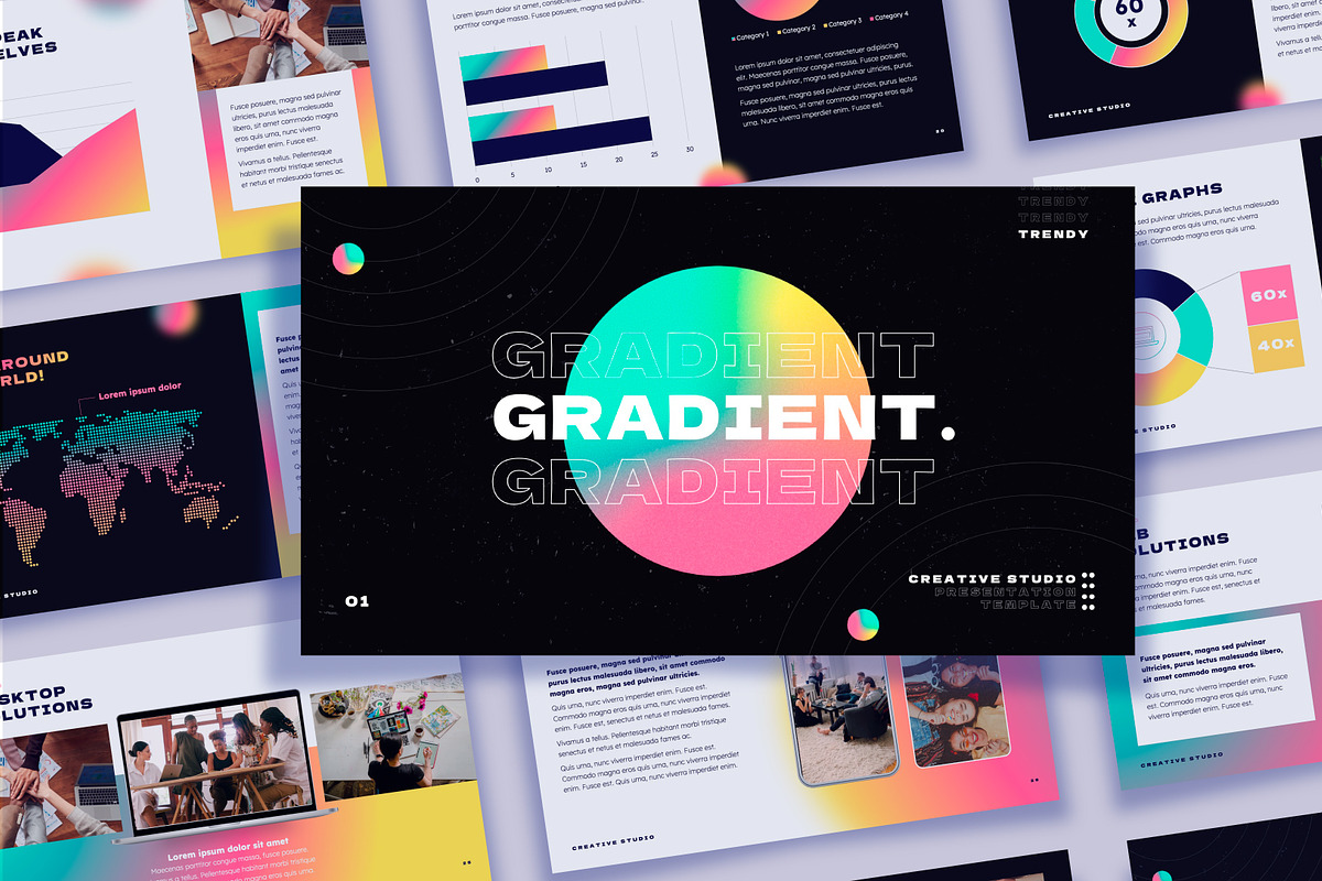Animated Creative Studio Template, a Presentation Template by Angela Santos (Photo 1 of 6)
