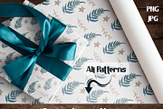 Cozy Christmas Patterns Winter birds, a Pattern Graphic by KomannaArt (Thumbnail 3 of 6)