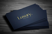 Luxurious Business Card, a Business Card Template by Saman Osama (Thumbnail 1 of 4)