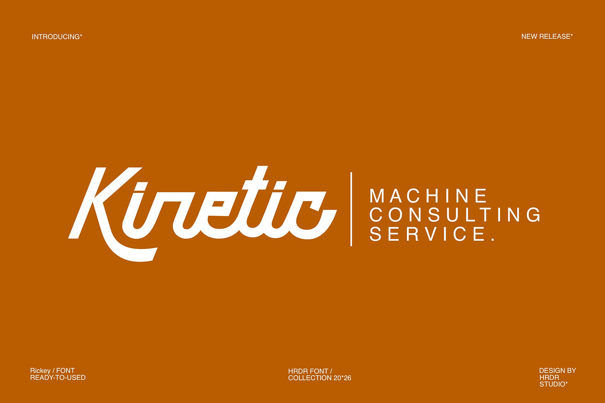 Rickey - Modern Elegant Font, a Script Font by HRDR (Photo 5 of 12)